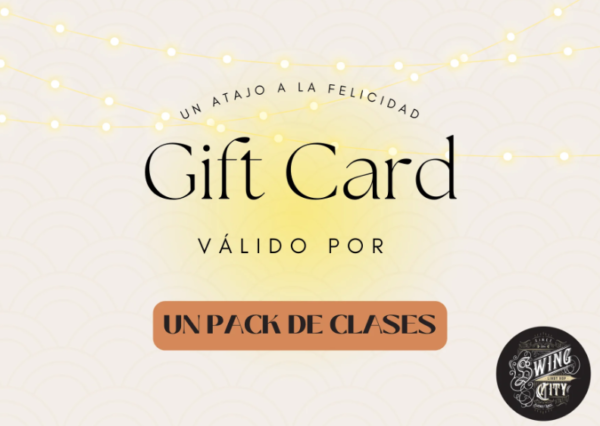 Gift Card - ¡1 Pack De Clases!